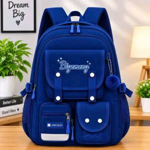 waterproof school bag version 10(Navy Blue)