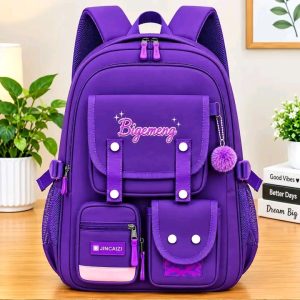 waterproof school bag version 10(Deep purple)